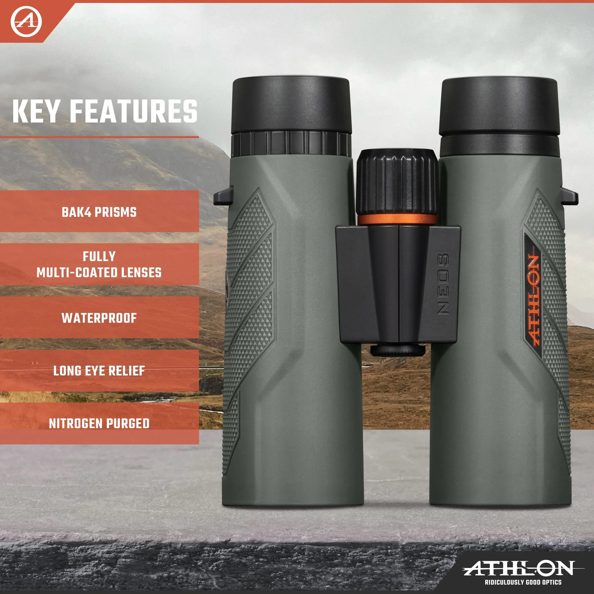 Athlon Optics Neos G2 HD Binoculars