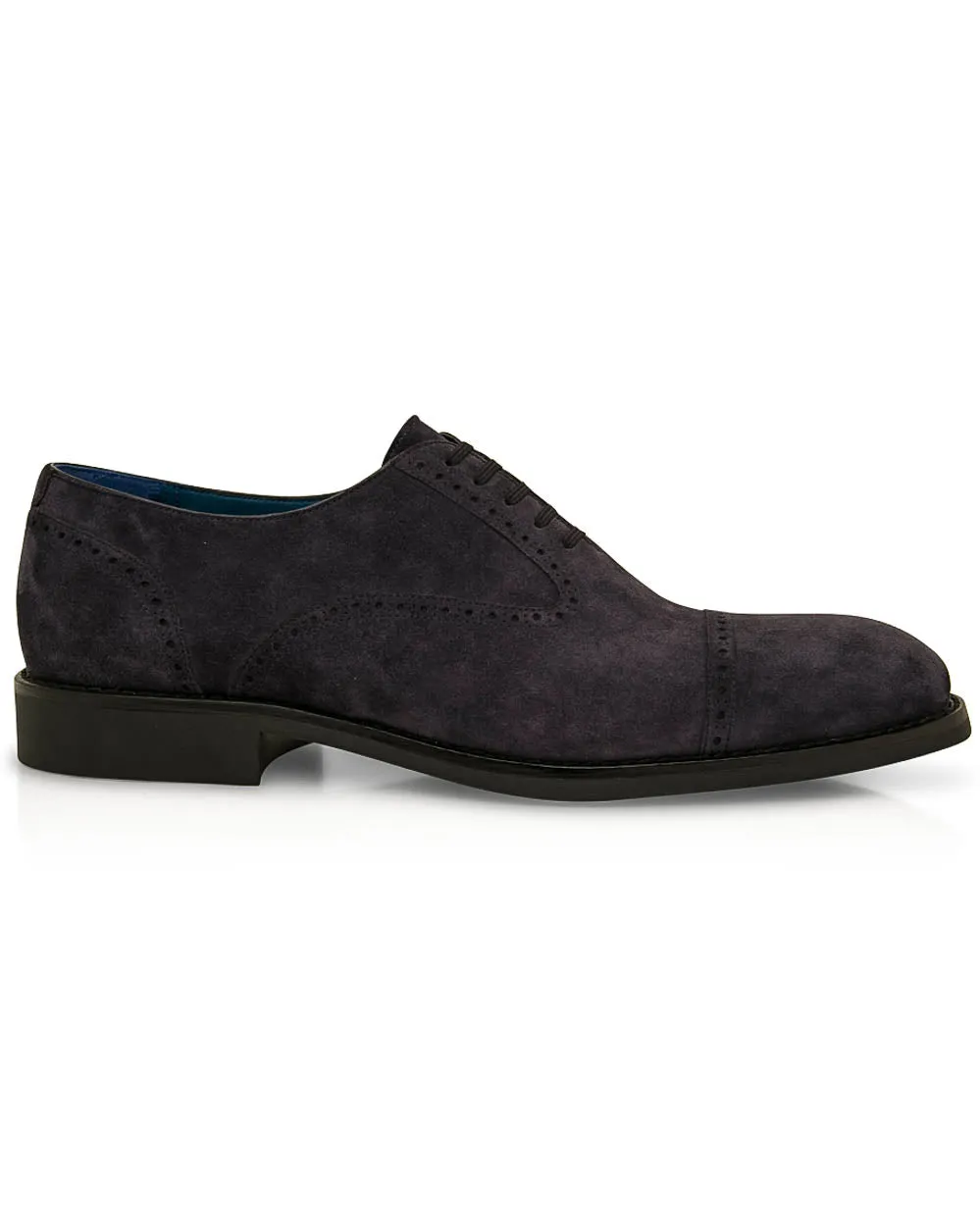 Blue Scuro Monaco Suede Oxford