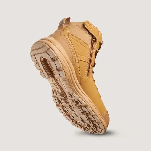 Blundstone 796 Blundstone - Rubber Comp Safety - Wheat - Unisex - Zip Side