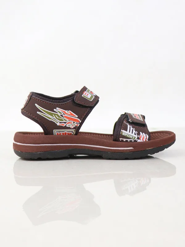 BSD11 Boys Sandal 8Yr - 17Yrs Brown