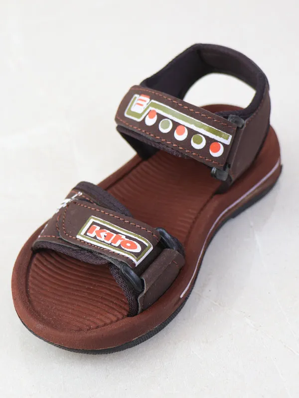 BSD11 Boys Sandal 8Yr - 17Yrs Brown