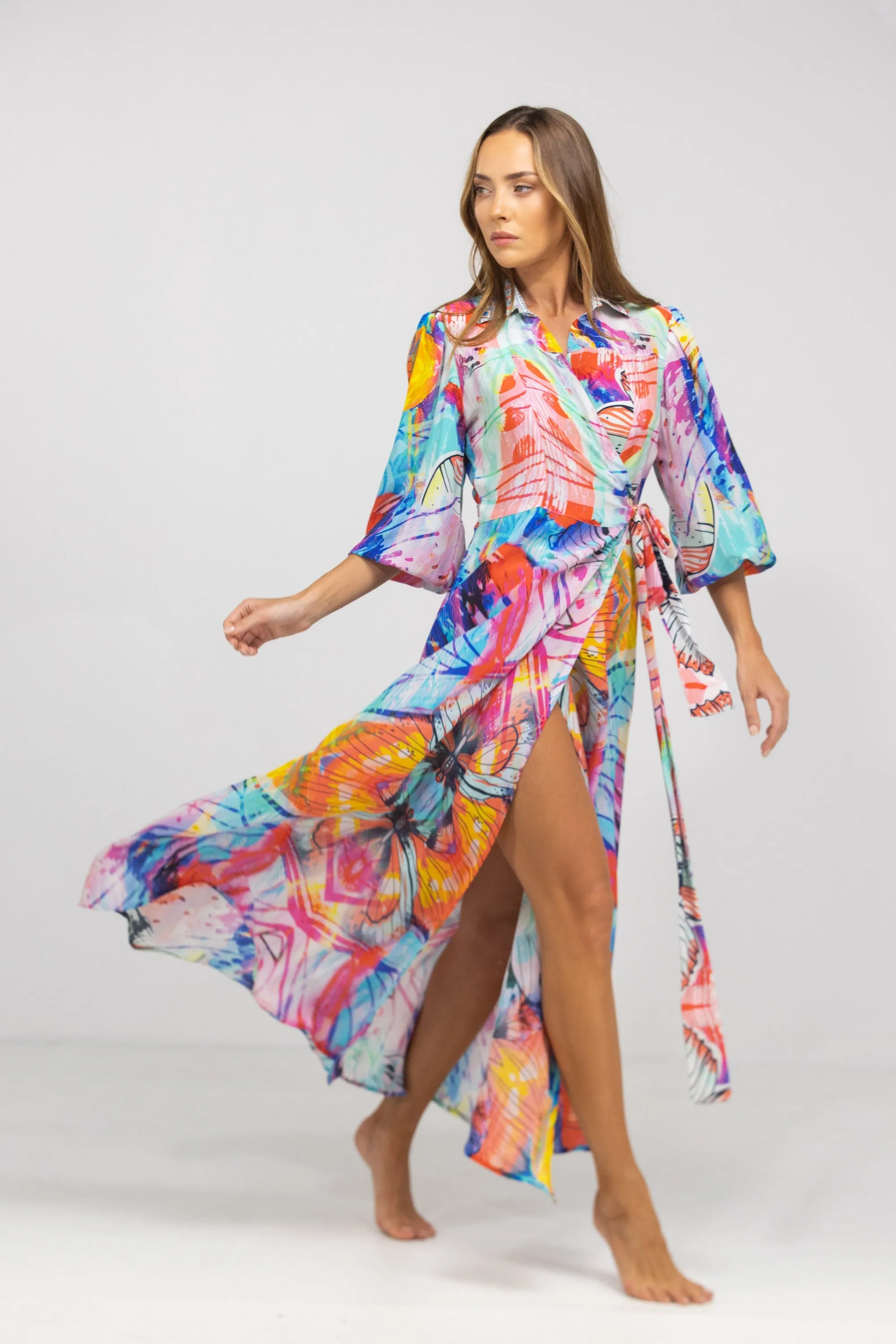 CANBERRA - SHIRT COLLAR DRESS