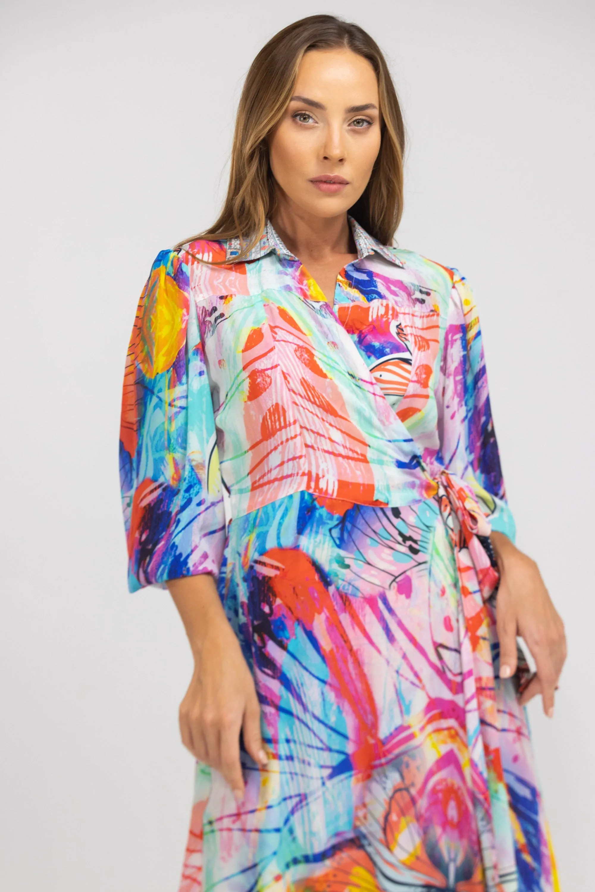 CANBERRA - SHIRT COLLAR DRESS
