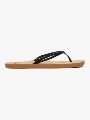 Costas Black Sandals