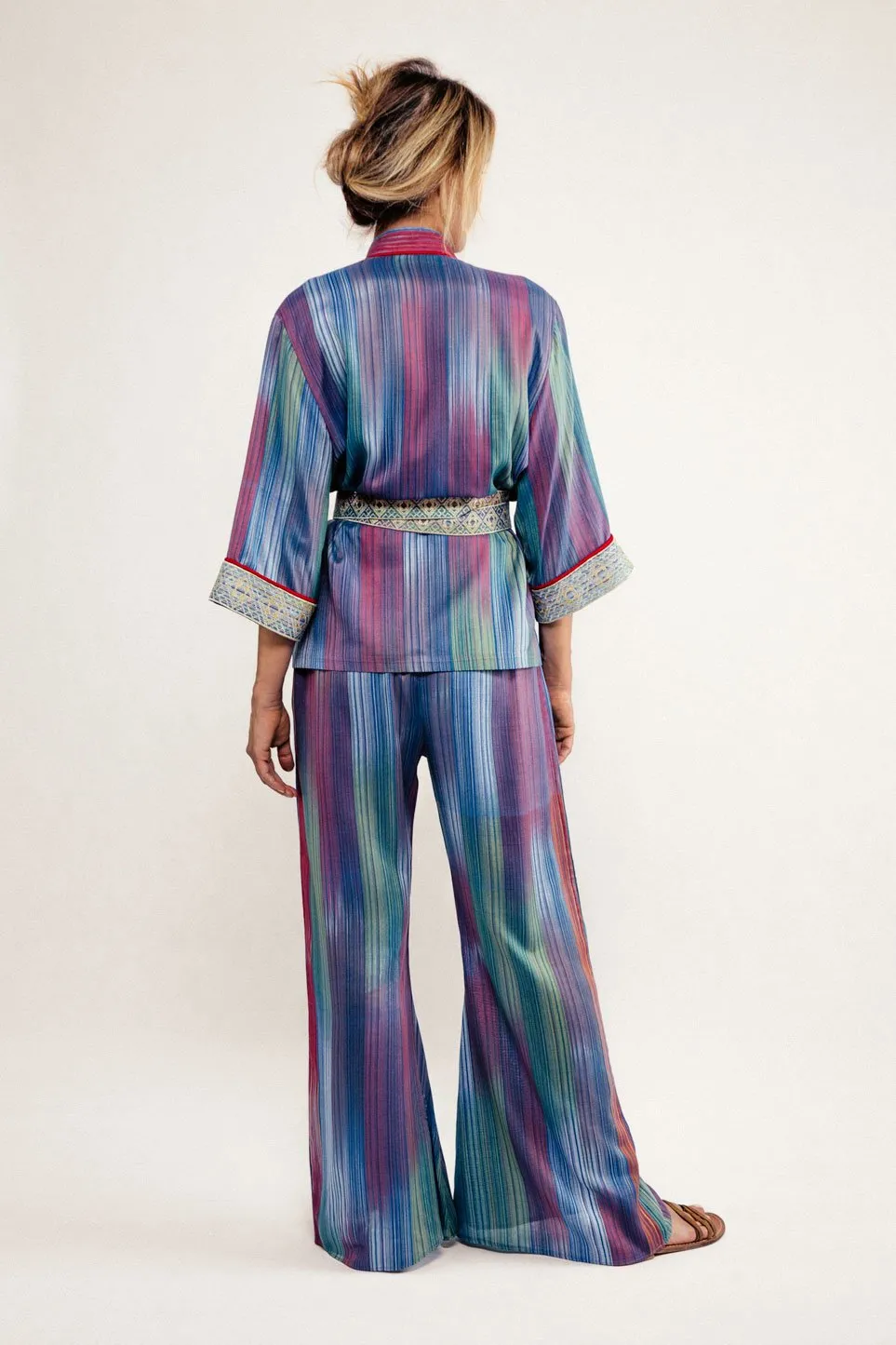 Darai Kimono Set - Blue