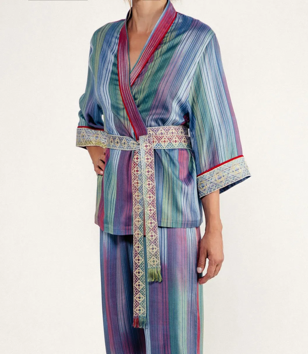Darai Kimono Set - Blue
