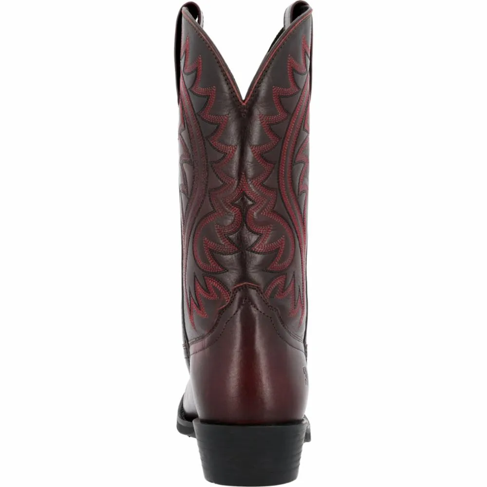 Durango Men's Shyloh S 12 In Western Boot Shyloh Burgundy M