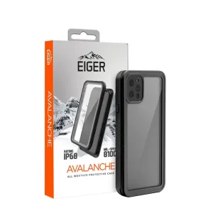 Eiger - iPhone 12 Pro Avalanche Case, Waterproof Outdoor Protection Cover IP68 (EGCA00278) - Black