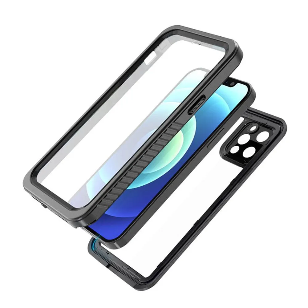 Eiger - iPhone 12 Pro Avalanche Case, Waterproof Outdoor Protection Cover IP68 (EGCA00278) - Black