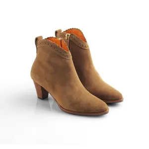 Fairfax & Favor Regina Ladies Suede Ankle Boot - Tan