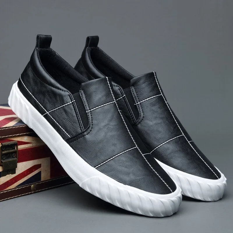 Fashion Casual Breathable Slip on Vulcanized flats Shoes