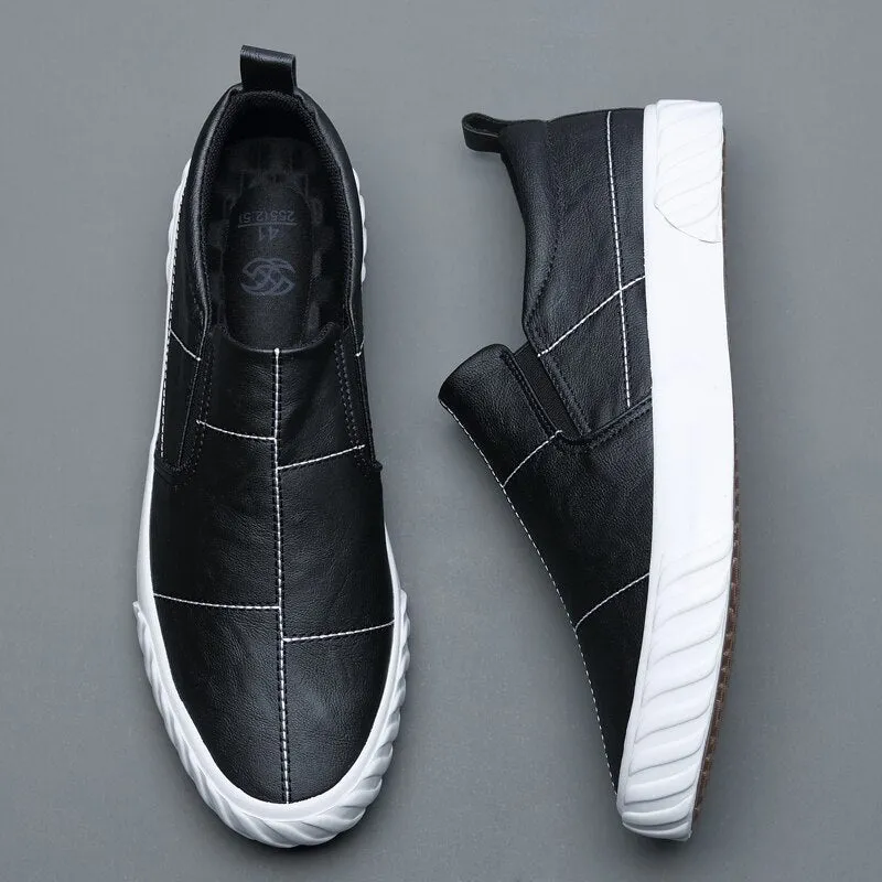 Fashion Casual Breathable Slip on Vulcanized flats Shoes