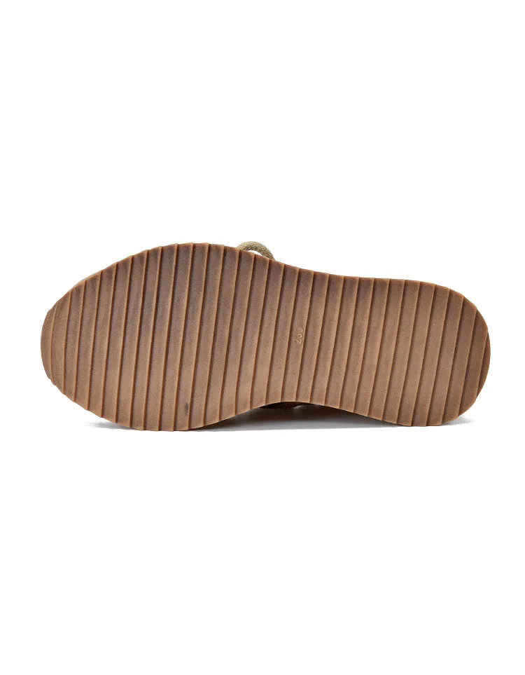 Handmade Leather Stitch Comfortable Retro Sneakers