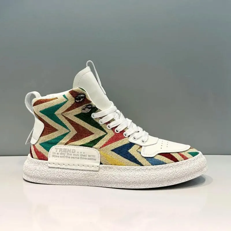 High-top Breathable Fashion Lace-up Casual Sneakers