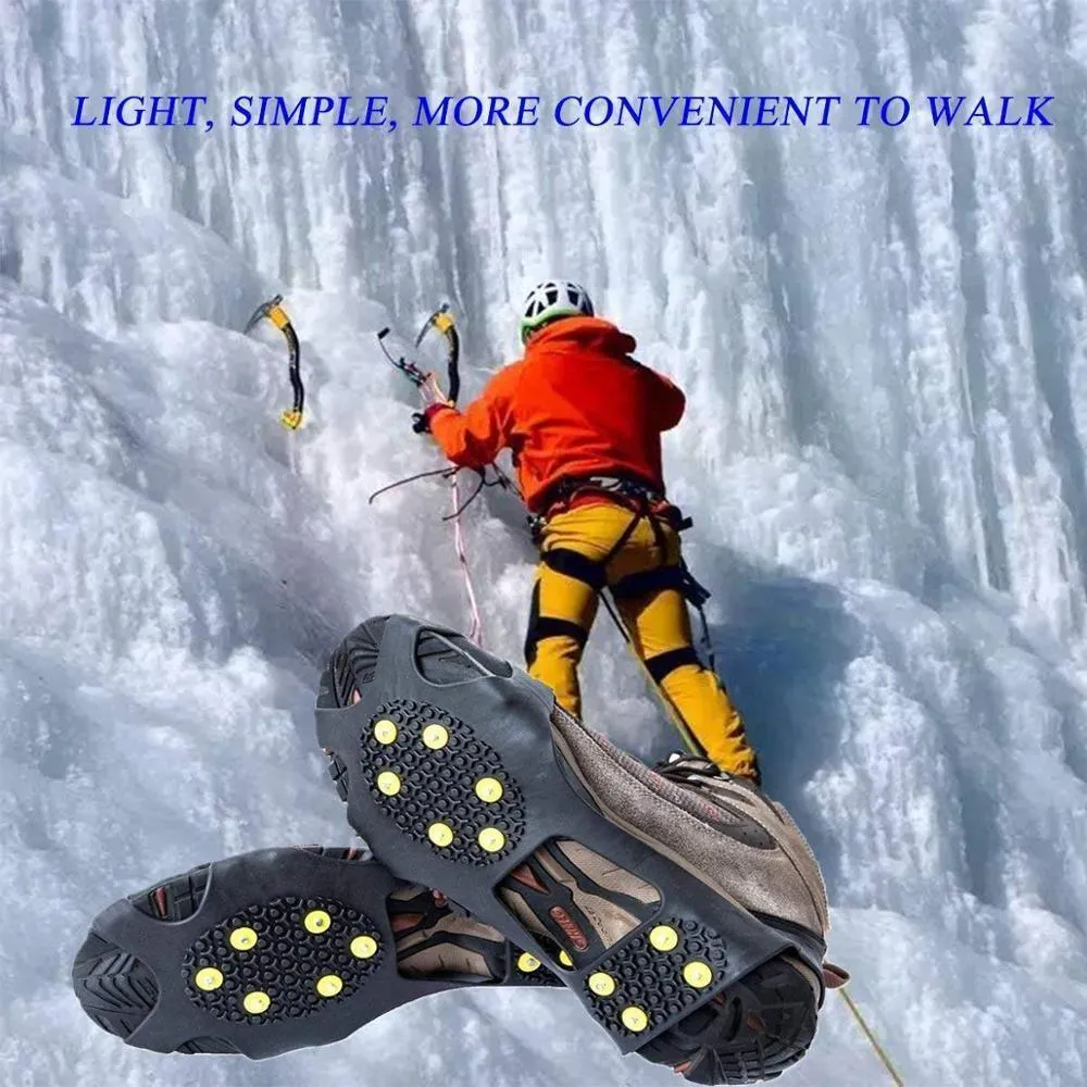 Ice Traction Silicone Nonslip Anti-Skid Snow Shoe Cleat