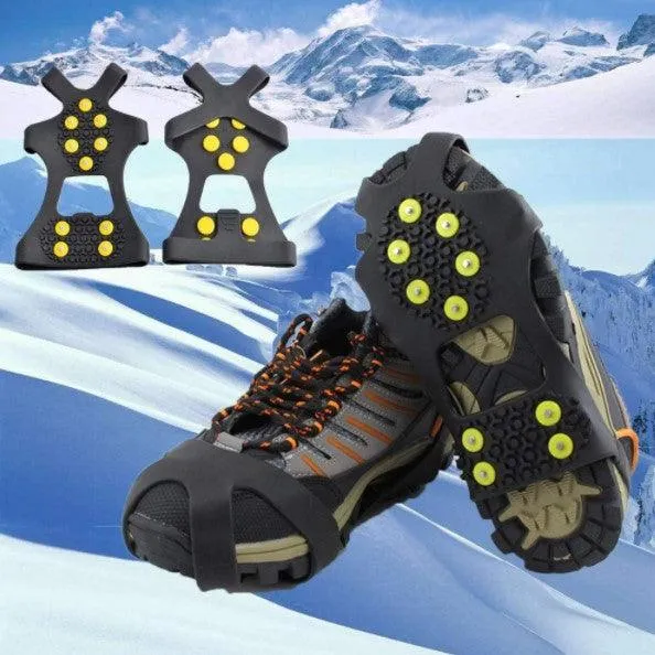 Ice Traction Silicone Nonslip Anti-Skid Snow Shoe Cleat