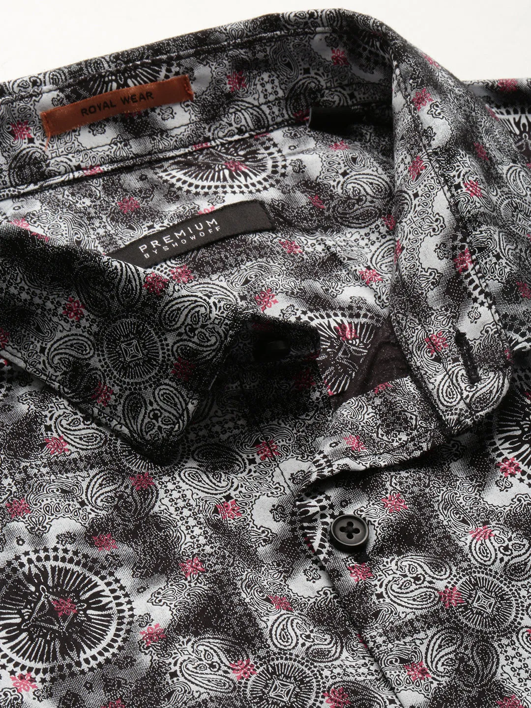 Men Multi Premium Slim Fit Floral Printed Cotton Casual Shirt
