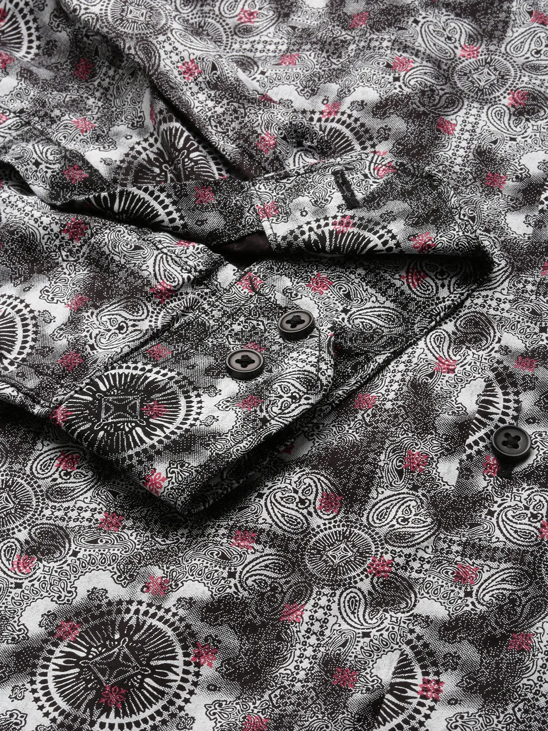 Men Multi Premium Slim Fit Floral Printed Cotton Casual Shirt