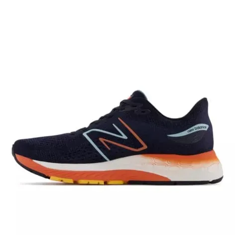 New Balance Men's 880v12 Running Shoes- Navy/Orange