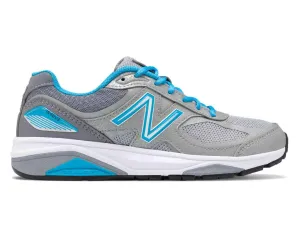 New Balance Women's 1540v3 Walking Shoes- Silver/Blue