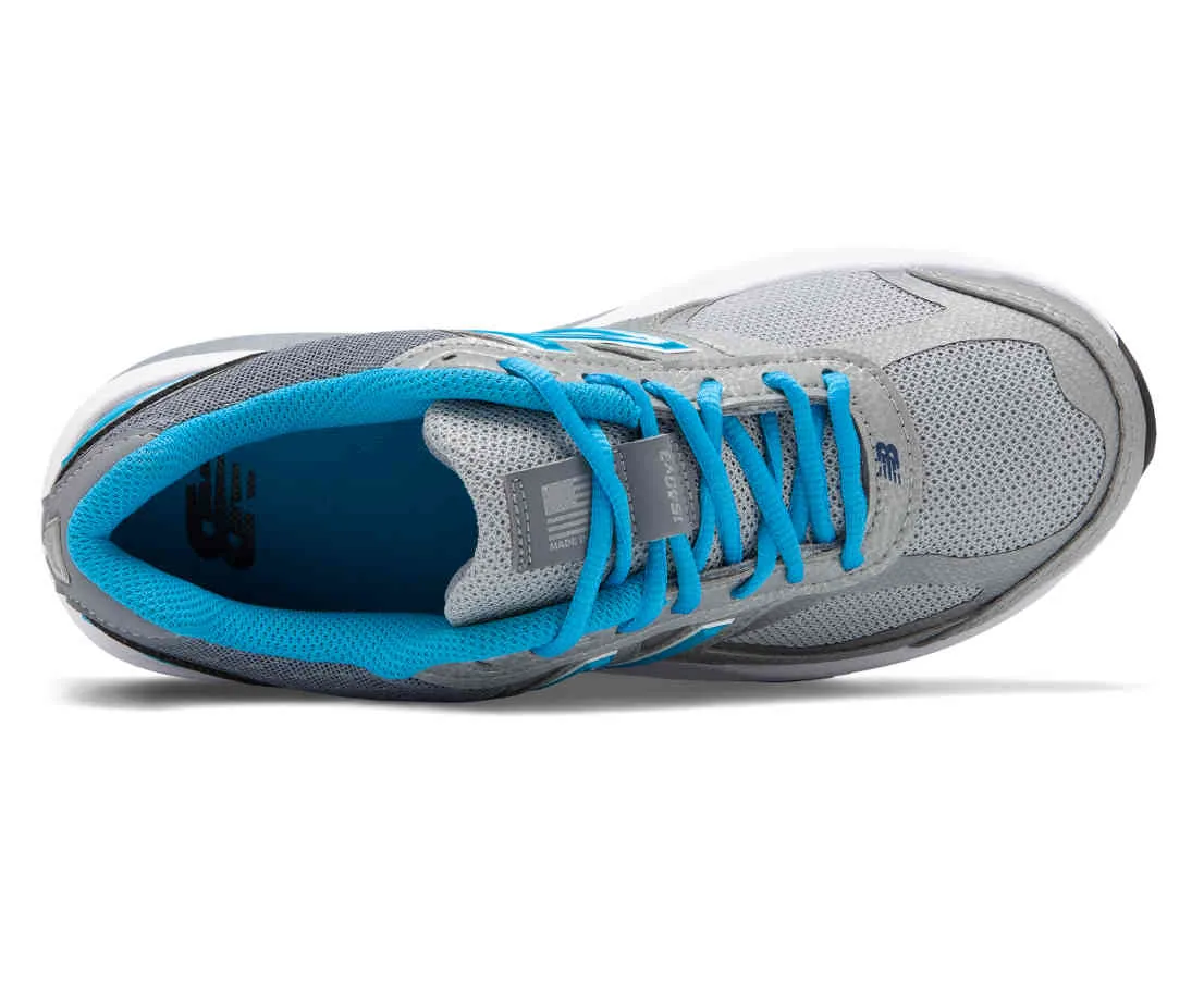 New Balance Women's 1540v3 Walking Shoes- Silver/Blue