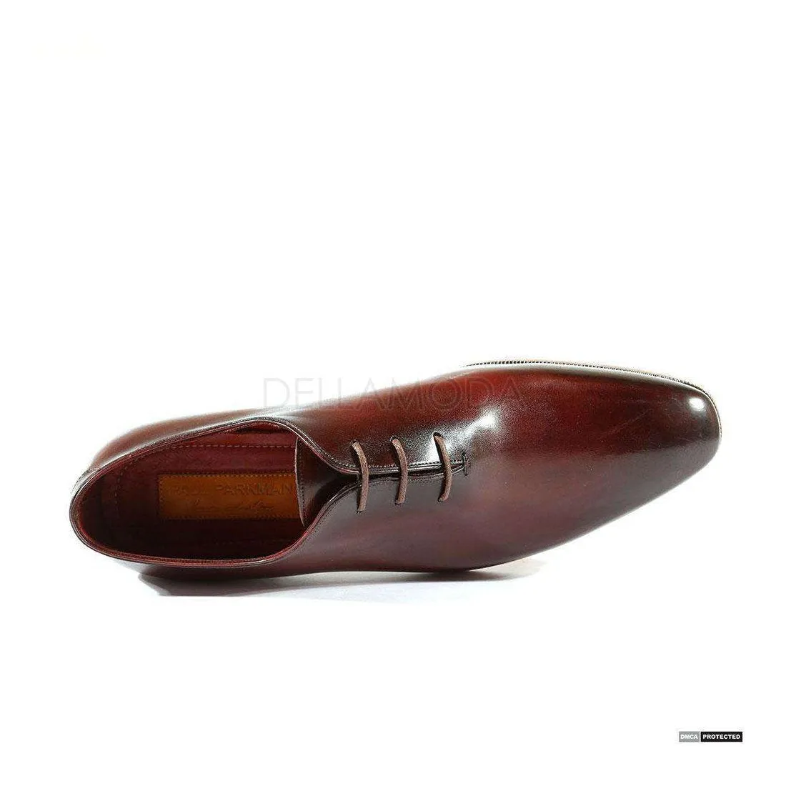 Paul Parkman Handmade Designer Shoes Handmade Men's Designer Shoes Dress Hand-Painted Brown Oxfords (PM1014)