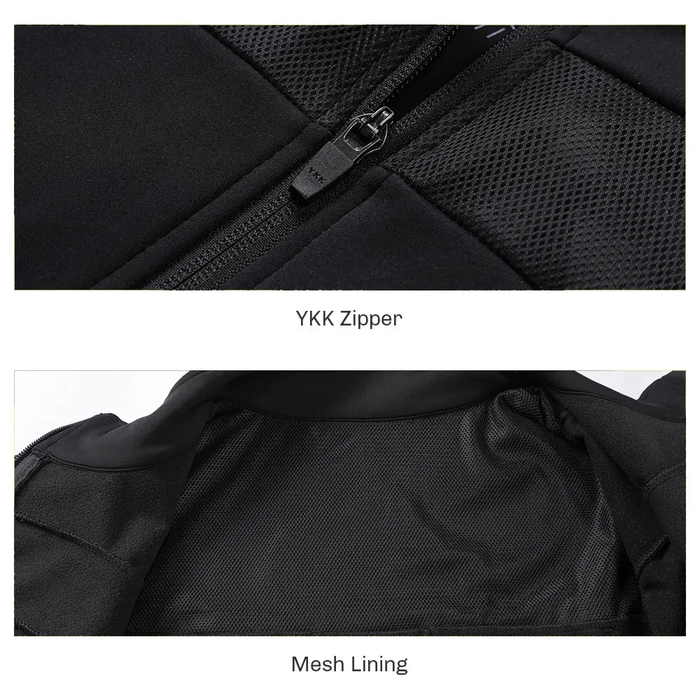 RION Windbreaker Thermal Cycling Jacket Man Winter Bicycle Clothing Windshield MTB Reflective Bike Jackets for Men Maillot