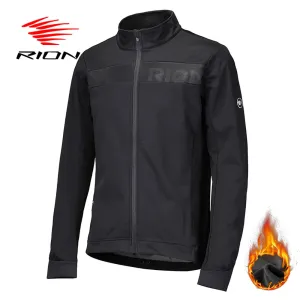 RION Windbreaker Thermal Cycling Jacket Man Winter Bicycle Clothing Windshield MTB Reflective Bike Jackets for Men Maillot