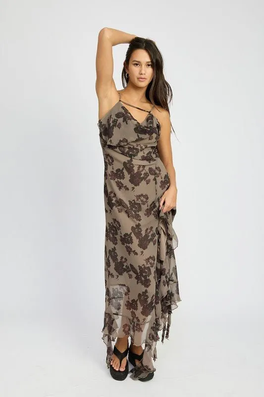 Ruffle Maxi Dress