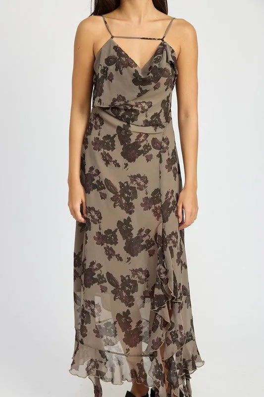 Ruffle Maxi Dress