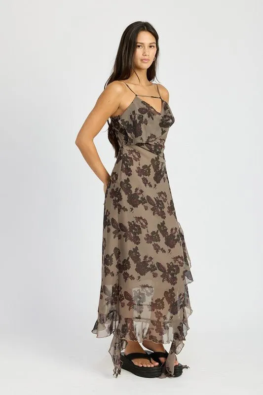 Ruffle Maxi Dress