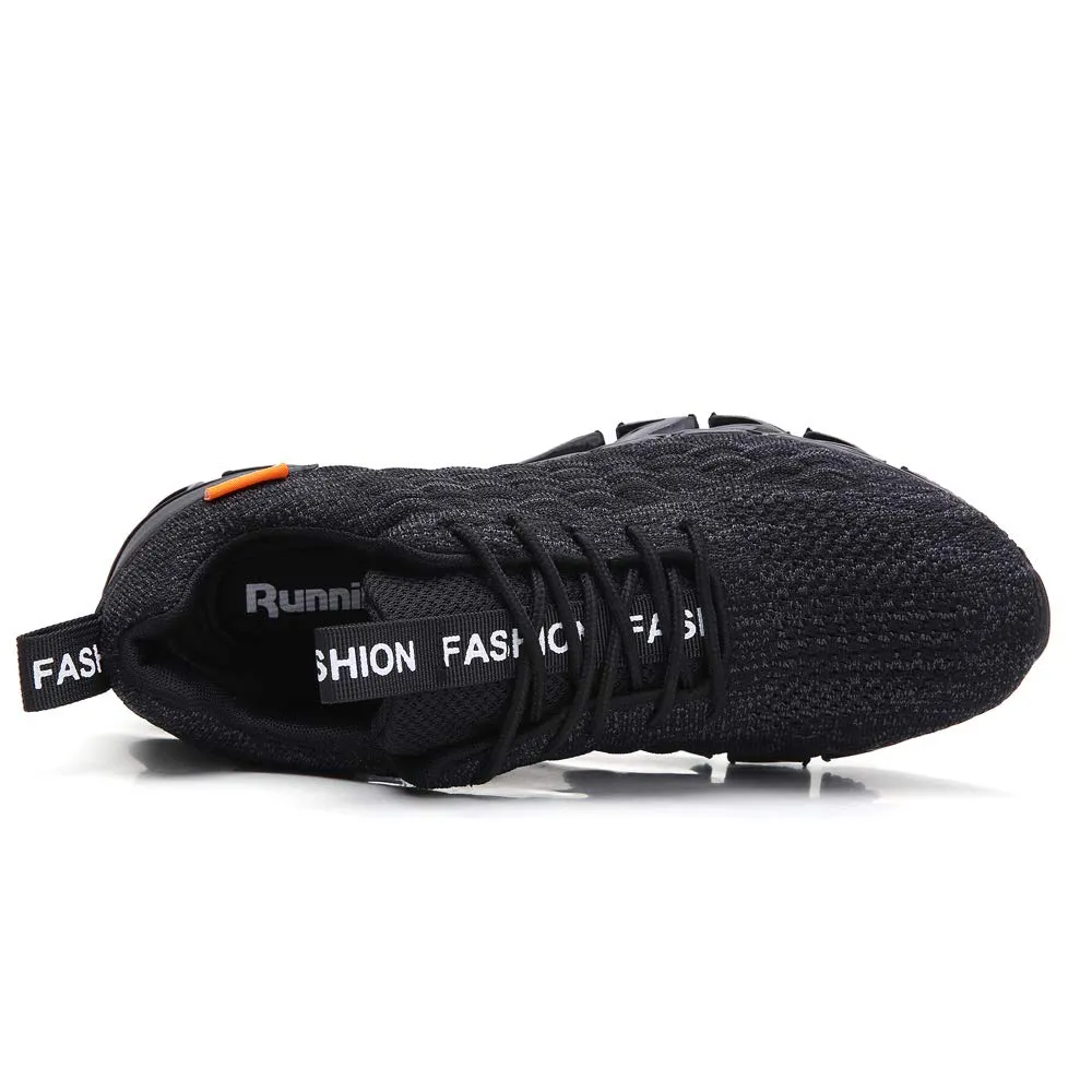 SKDOIUL Black Tennis Shoes Men mesh Breathable Comfort Fashion Running Shoes Sport Athletic Walking Sneakers Man Runner Jogging Shoes Size 9.5