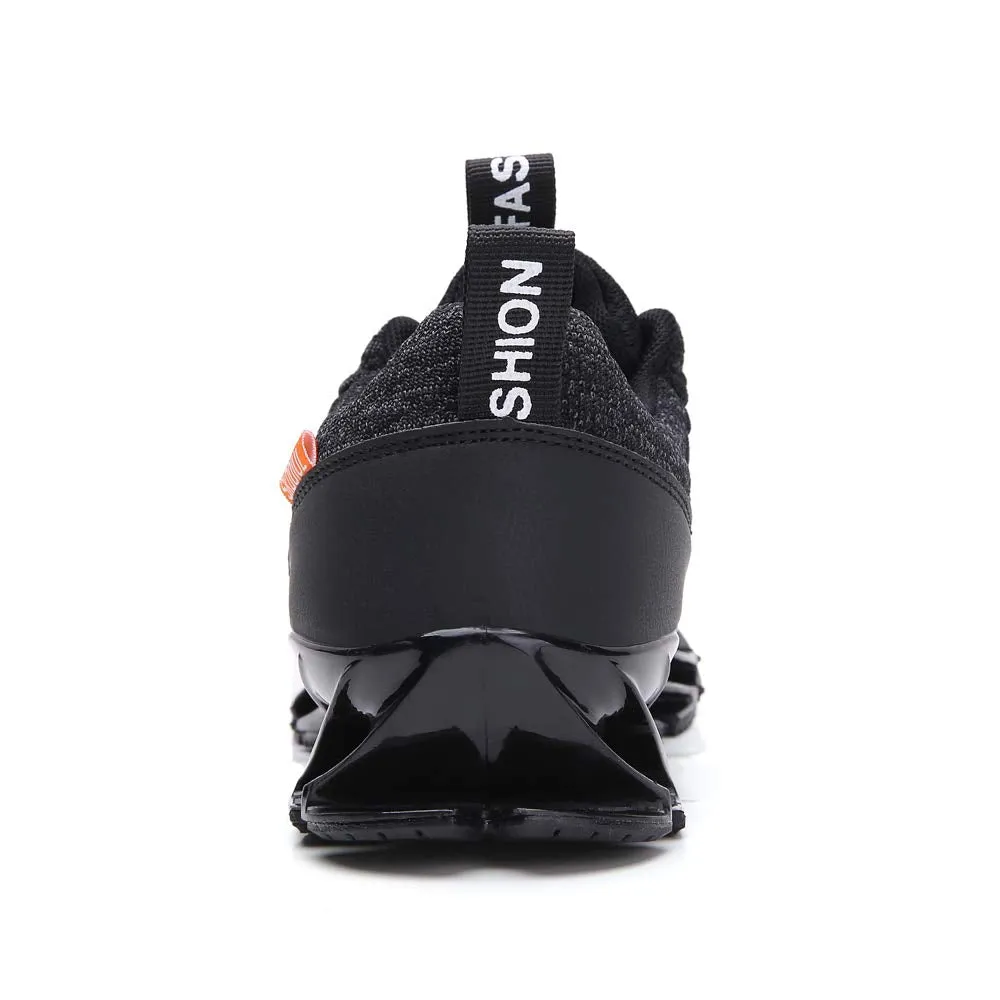 SKDOIUL Black Tennis Shoes Men mesh Breathable Comfort Fashion Running Shoes Sport Athletic Walking Sneakers Man Runner Jogging Shoes Size 9.5