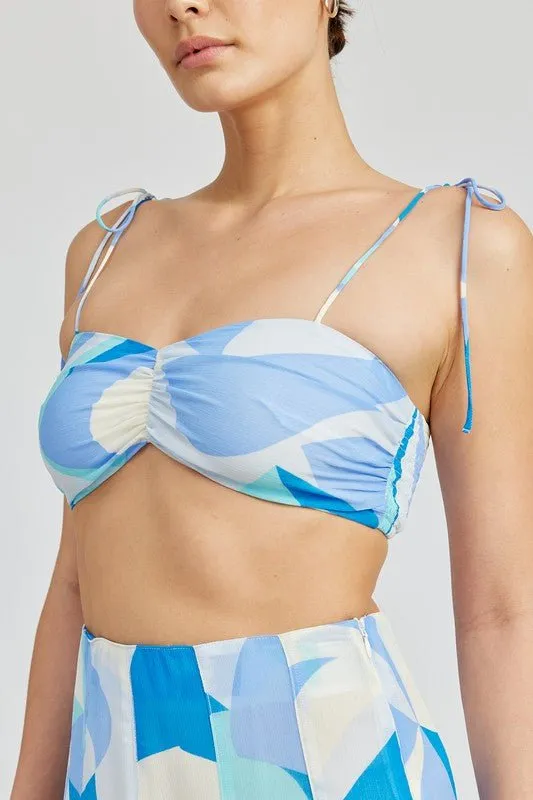 Spaghetti Strap Crop Top
