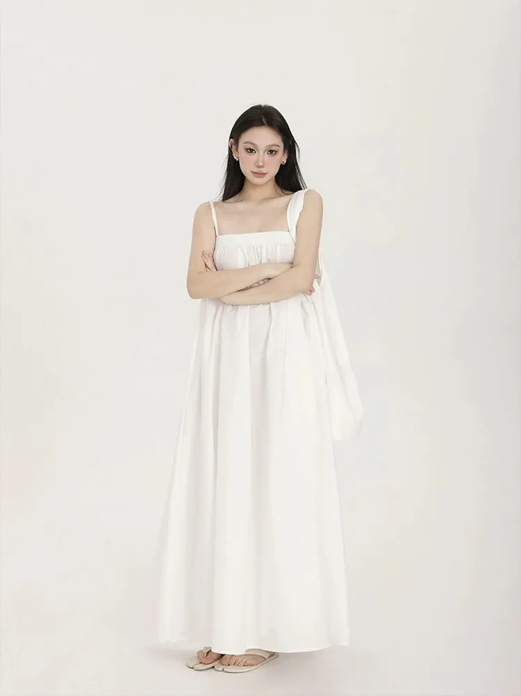 Spaghetti Strap Tent Maxi Dress