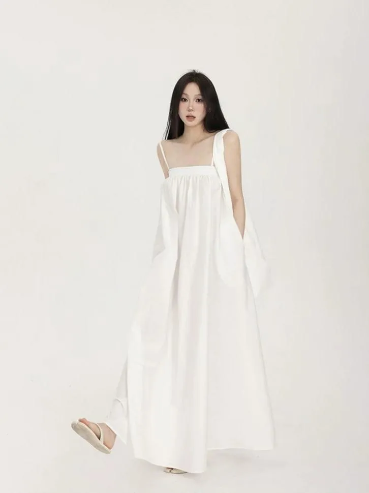 Spaghetti Strap Tent Maxi Dress