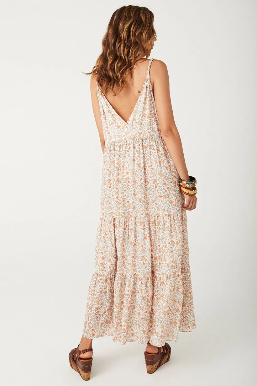 Spell - Sunshine Bandit Strappy Gown - Desert Sage