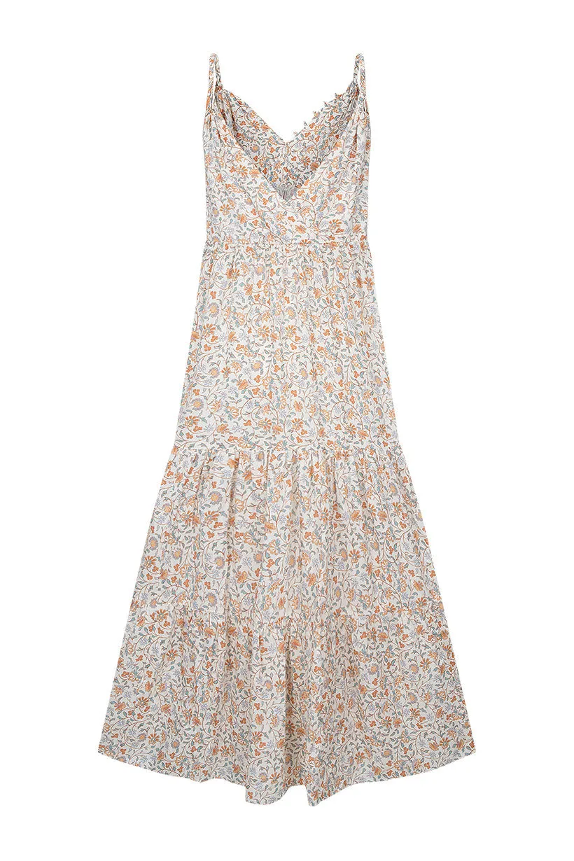 Spell - Sunshine Bandit Strappy Gown - Desert Sage