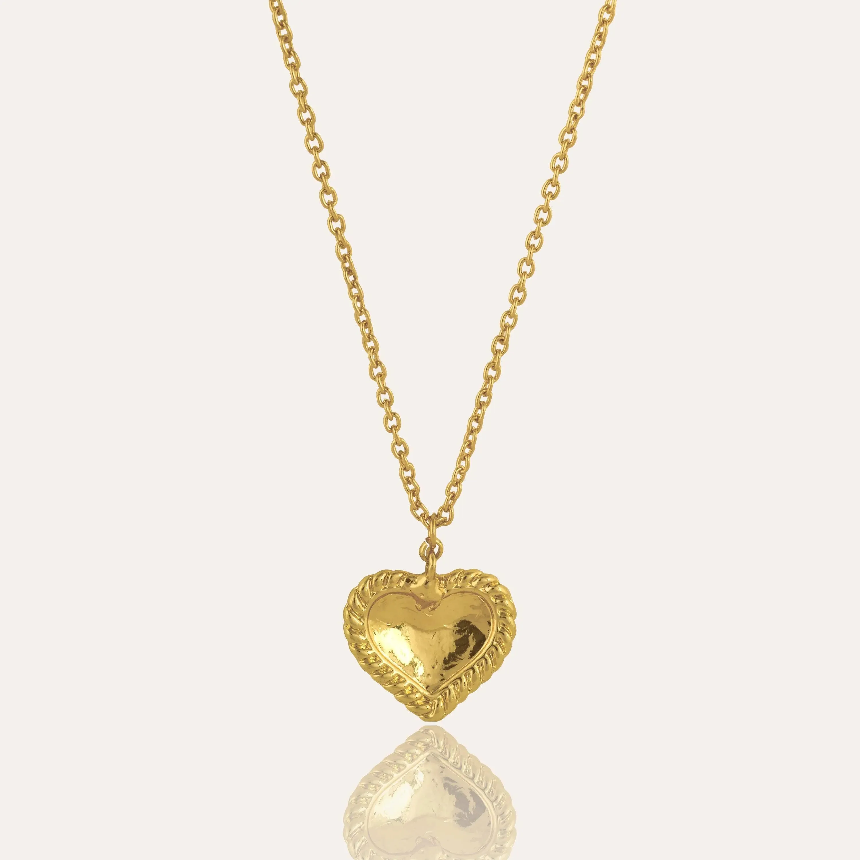 TFC Heartfelt Gold Plated Pendant Necklace