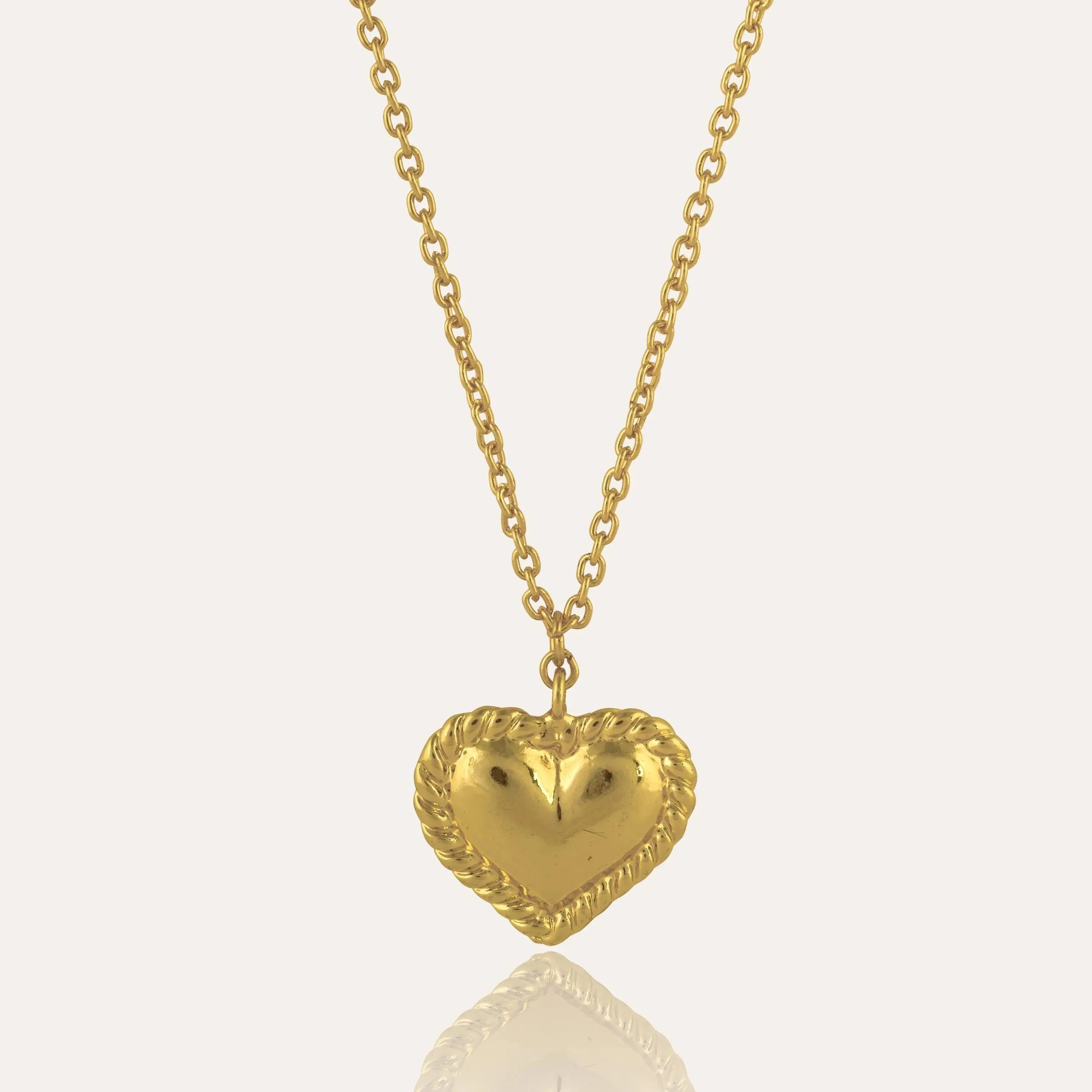 TFC Heartfelt Gold Plated Pendant Necklace