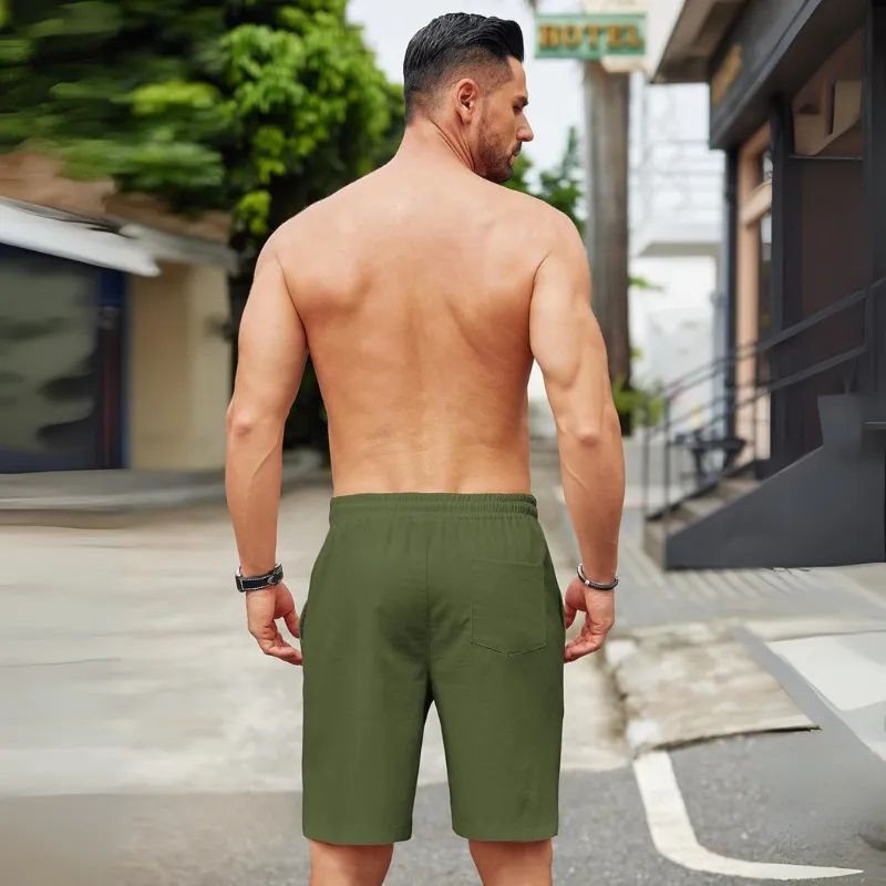 Versatile Design Pack of Two Casual Linen Vacation Shorts