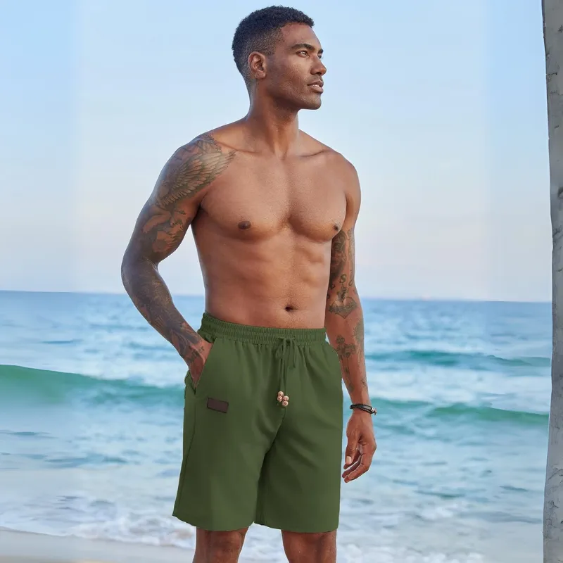 Versatile Design Pack of Two Casual Linen Vacation Shorts