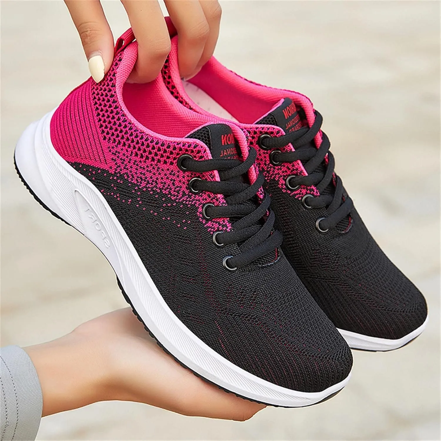 Womens Lace Up Sneakers Women Walking Tennis Shoes Mens Tennis Shoes Sports Men Casual Dress Shoes Casual Sneakers Red Tennis Shoe Cross Trainer Shoe