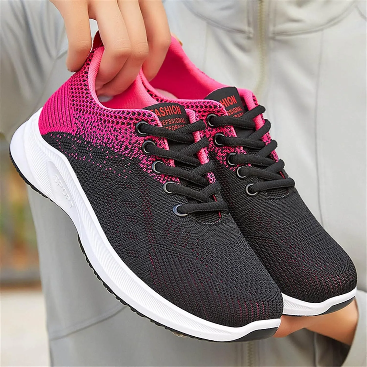 Womens Lace Up Sneakers Women Walking Tennis Shoes Mens Tennis Shoes Sports Men Casual Dress Shoes Casual Sneakers Red Tennis Shoe Cross Trainer Shoe
