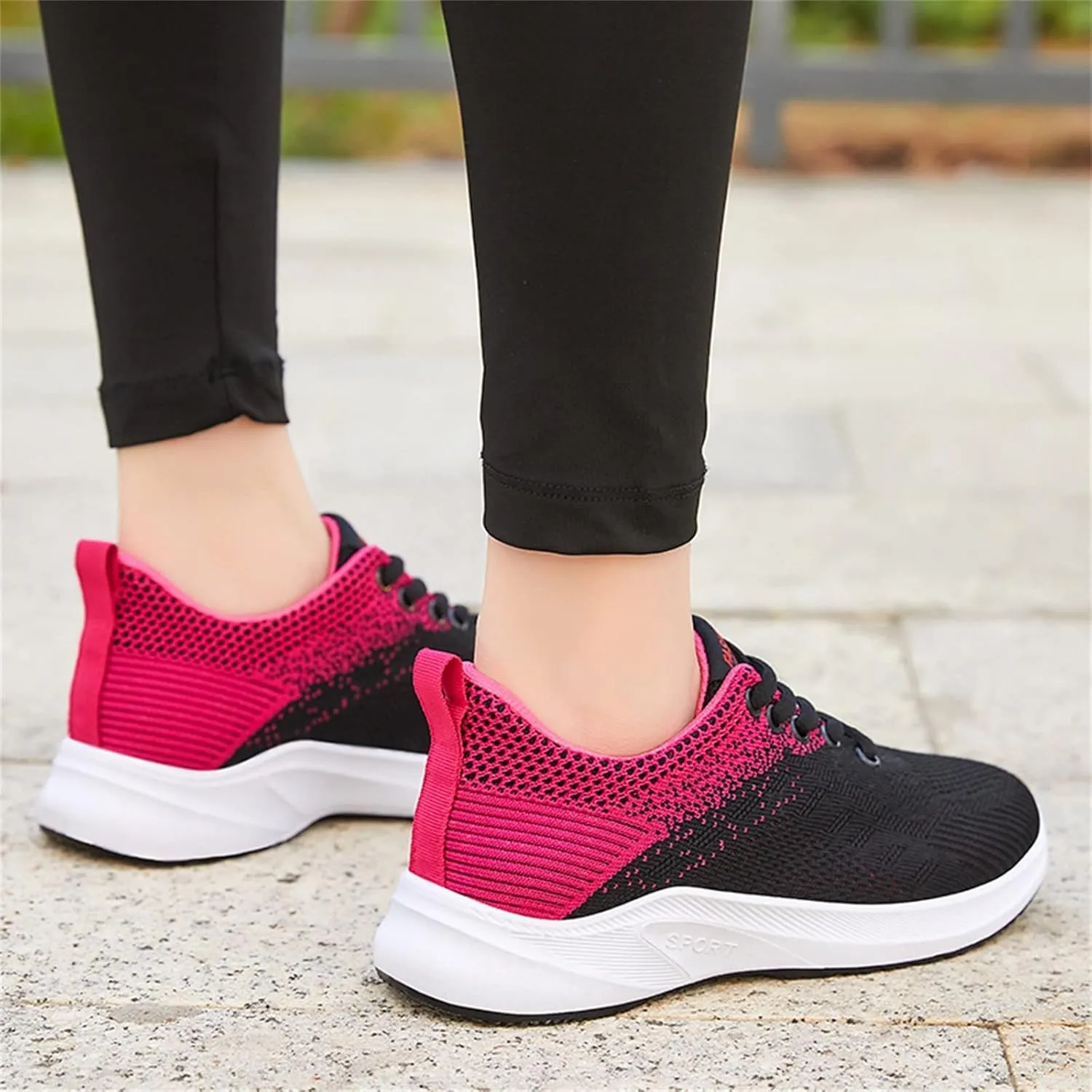 Womens Lace Up Sneakers Women Walking Tennis Shoes Mens Tennis Shoes Sports Men Casual Dress Shoes Casual Sneakers Red Tennis Shoe Cross Trainer Shoe
