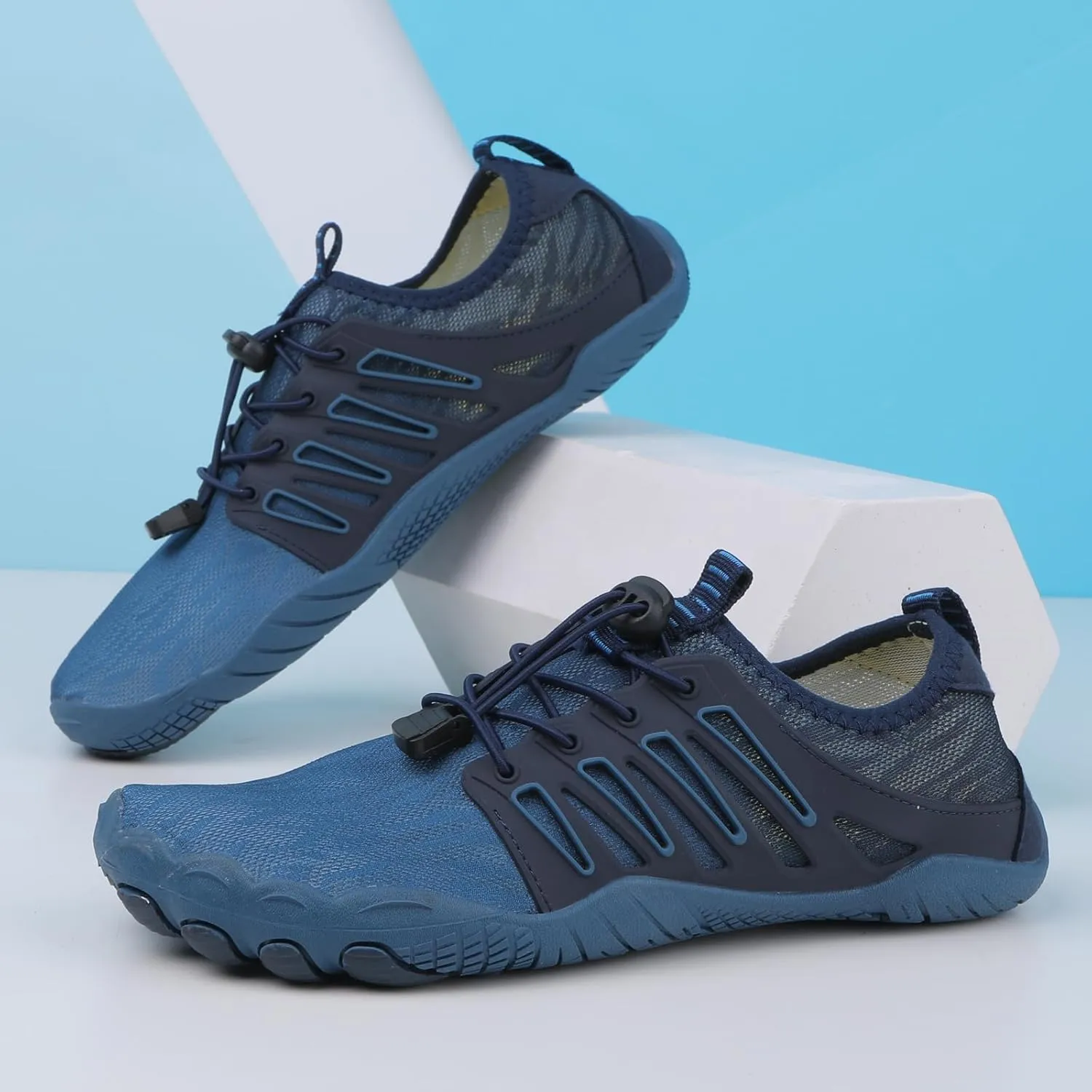 Womens Mens Hiking Footwear Quick Dry Water-Resistant Beach Shoes,Wide Toe Box&Zero Drop Trail Running Shoes,Lightweight Non-Slip Healthy Breathable Barefoot Footwear for Fishing Hunting